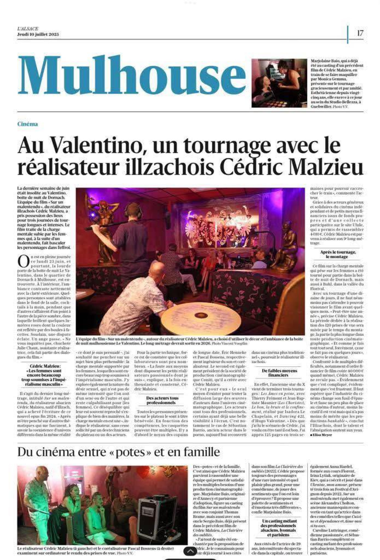 Aujourd'hui Nous Sommes Dans Le Journal !!!!